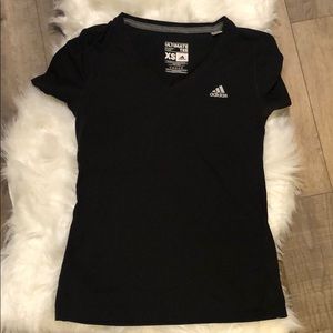 adidas ultimate athletic tee v-neck